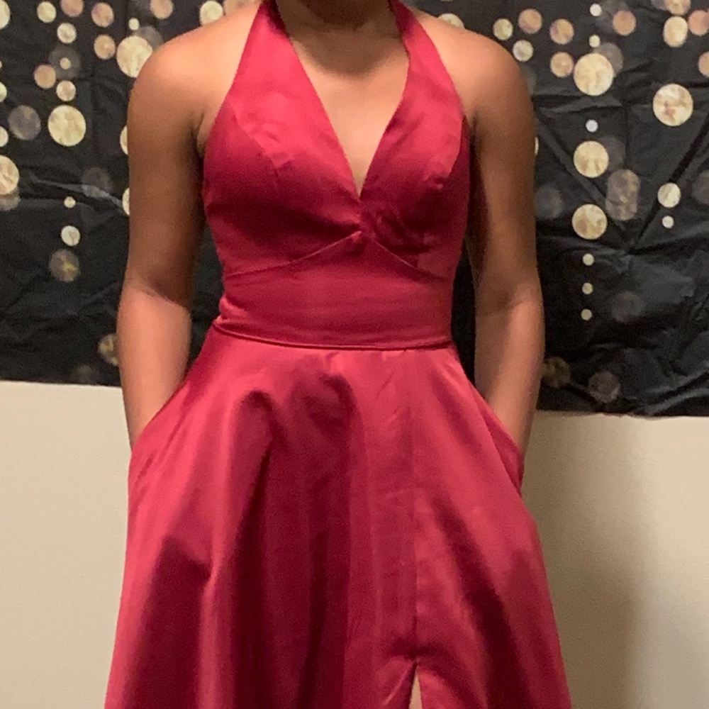 Maroon dress